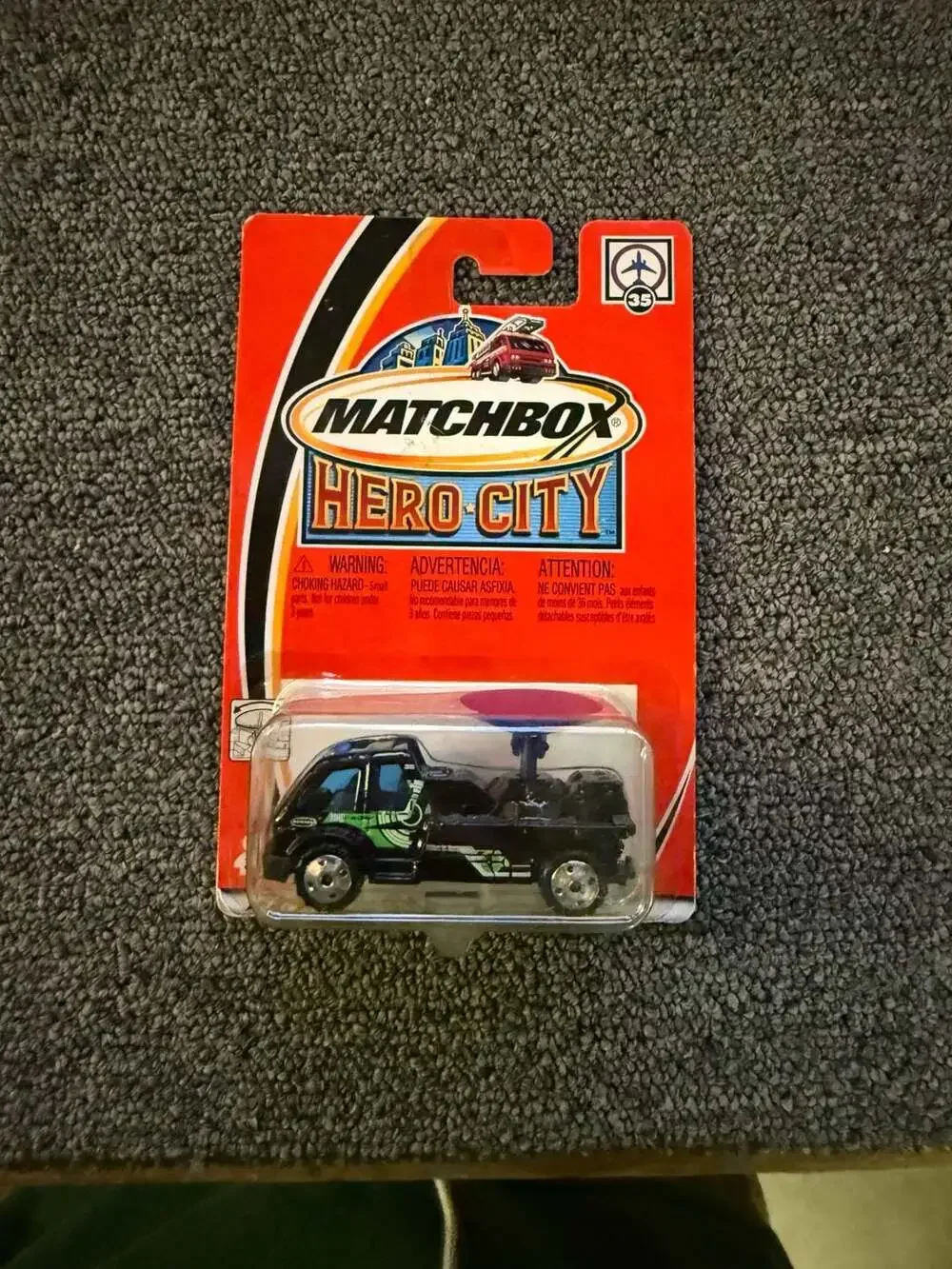 Matchbox Hero City #35 Weather Radar Truck Die-Cast Vehicle